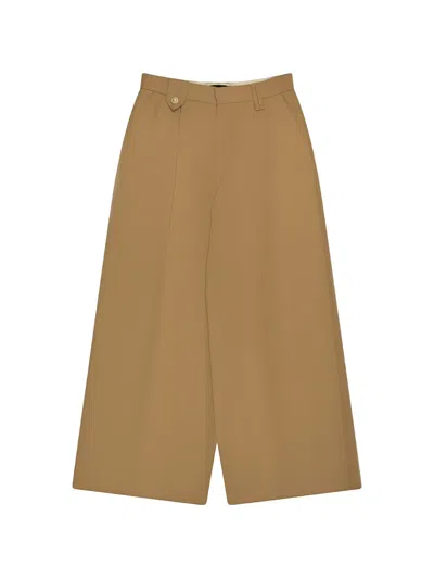 Simone Rocha Wide-leg Trousers In Brown