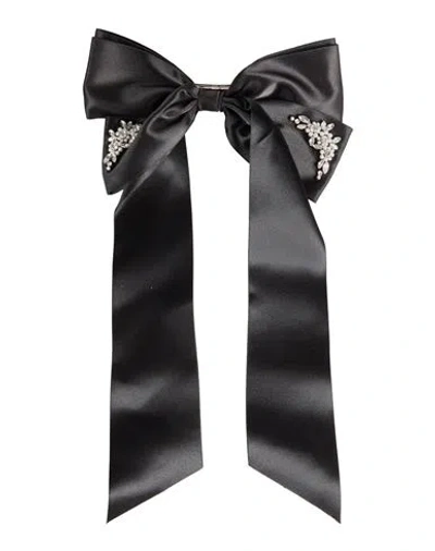 Simone Rocha Woman Hair Accessory Black Size - Textile Fibers