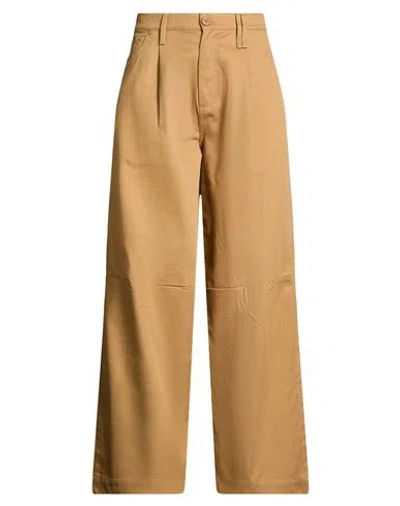 Simone Rocha Woman Jeans Camel Size L Cotton In Beige
