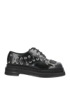 Simone Rocha Woman Lace-up Shoes Black Size 6 Leather