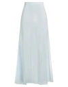 Simone Rocha Woman Maxi Skirt Sky Blue Size 4 Polyamide In Blue