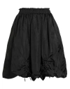 Simone Rocha Woman Midi Skirt Black Size 8 Polyamide, Polyester In Black