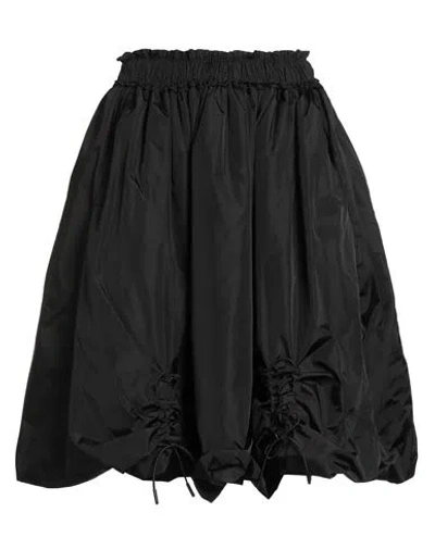 Simone Rocha Woman Midi Skirt Black Size 8 Polyamide, Polyester