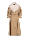 Simone Rocha Woman Overcoat & Trench Coat Camel Size 4 Polyester, Polyamide, Nylon In Gold
