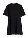 SIMONE ROCHA WOMEN'S EMBROIDERED T-SHIRT DRESS