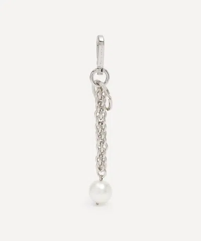 Simone Rocha Women's Pearl Key Chain In White