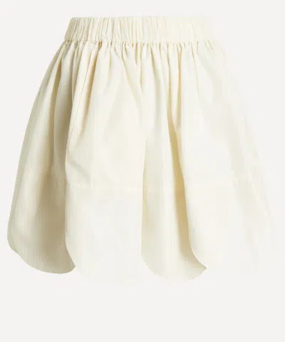 Simone Rocha Women's Petal Hem Mini Skirt In Neutral