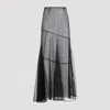 Simone Rocha Sheer Tulle Maxi Skirt In Black