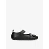 Simone Rocha Womens Buckle-embellished Leather Mary Jane Flats Black Eur 40 / 7 Uk