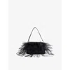 Simone Rocha Womens Frilly Tutu Tulle Shoulder Bag Black In Black