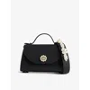 Simone Rocha Womens  Pochette Valentine Leather Crossbody Bag In Black/pearl