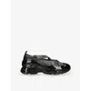 Simone Rocha Womens  Classic Tracker Leather-trimmed Ballerina Pumps In Black
