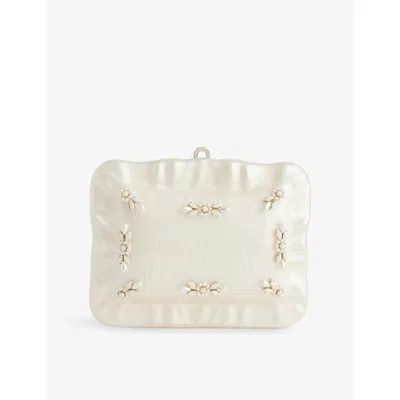 Simone Rocha Womens Pearl/opaque Pearl-embellished Cross-body Bag