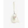 Simone Rocha Large Pearl Egg Clutch Bag In Pearl/pink Multi
