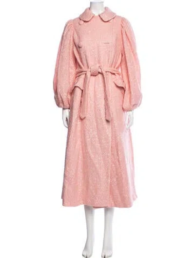 Pre-owned Simone Rocha Wool Coat In Pink