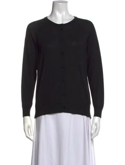 Pre-owned Simone Rocha Wool Crew Neck Sweater In Black
