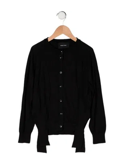 Pre-owned Simone Rocha Wool Mock Neck Sweater In Black