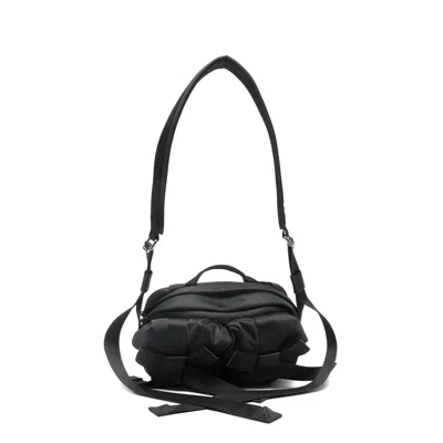 Simone Rocha Woven Crossbody Bag In Black