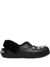 Simone Rocha X Crocs Classic Crystal-embellished Lined Clogs