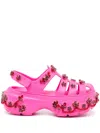 Simone Rocha X Crocs Fisherman Stomp Loafers In Multi