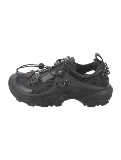 Pre-owned Simone Rocha X Crocs Rubber Chunky Sneakers In Black