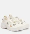 Simone Rocha X Crocs Trailbreak 2 Embellished Sneakers In White
