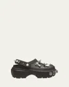 Simone Rocha X Crocs X Crocs Embellished Stomp Clogs In Espresso