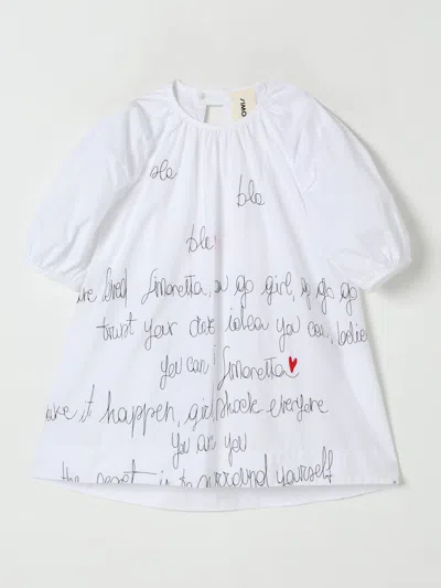 Simonetta Kids' Abito  Bambino Colore Bianco