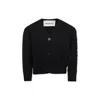 Simonetta Long-sleeved Sweater In Black