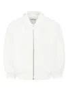 Simonetta Zip-up Jacket In White