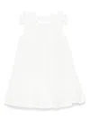 Simonetta Bow-detail Dress In White