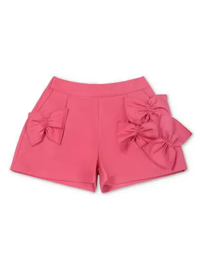 SIMONETTA BOW-DETAIL SHORTS