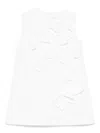 Simonetta Bow-detailed Dress In White