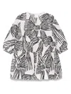 Simonetta Bow-print Dress In White