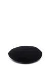 Simonetta Mini Virgin Wool Hat For Girls In Black