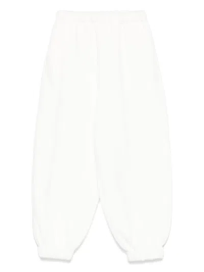 Simonetta Kids' Cotton Sweatpants In White