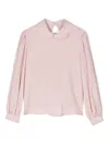 Simonetta Crepe Blouse In Pink