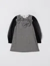 Simonetta Dress  Kids Color Black In Gray
