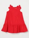 Simonetta Bow-detail Dress In Red