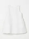 Simonetta Textured Dress In White