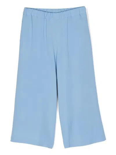 SIMONETTA ELASTICATED WIDE-LEG TROUSERS