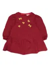 Simonetta Embellished Dress In Red