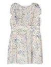Simonetta Floral-print Sleeveless Dress In Neutrals