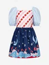 Simonetta Girls Dress 10 Yrs Multicoloured In Multicoloured