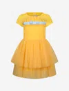 Simonetta Girls Dress 6 Yrs Yellow In Yellow