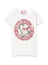 Simonetta Logo Cotton T-shirt In White