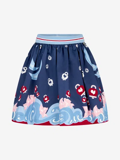 Simonetta Kids' Girls Skirt In Multicoloured