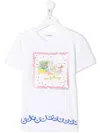 Simonetta Graphic Print T-shirt In White