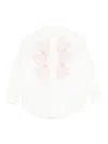 Simonetta Heart-appliqué Shirt In White