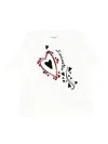 Simonetta Heart-print T-shirt In White